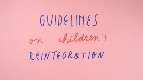 Afbeelding Guidelines on children&#39;s reintegration