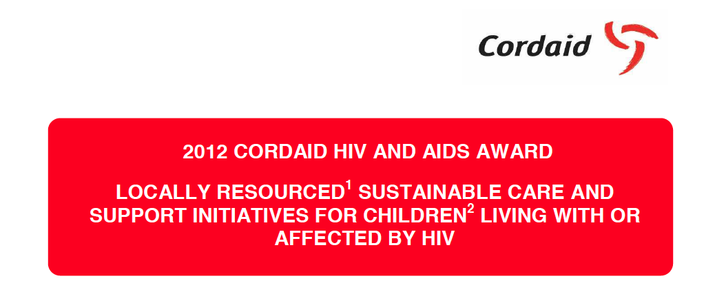 Internationaal: 2012 Cordaid HIV and AIDS Awards