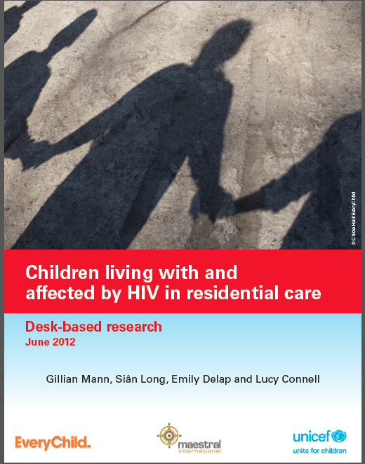 Publicatie: Children Living with and Affected by HIV in Residential Care