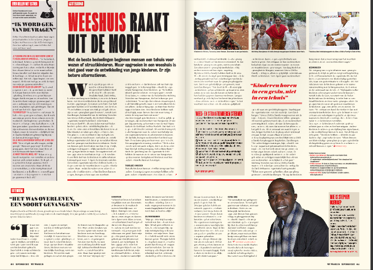 Nieuw! MyWorld Magazine: weeshuizen, careleavers en alternatieve vormen van zorg