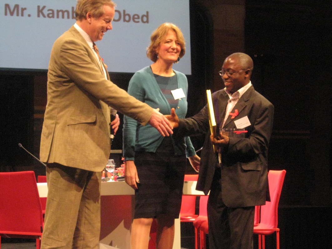 Winnaar Cordaid HIV en AIDS Award
