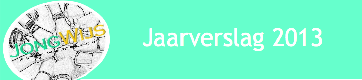 Jaarverslag JongWijs 2013