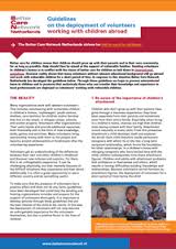 Onderzoek naar implementatie BCNN Richtlijnen voor vrijwilligerswerk met kinderen