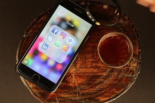 sociale media telefoon