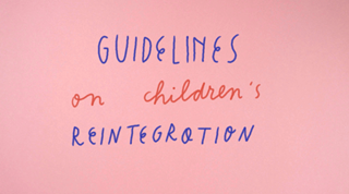 Afbeelding Guidelines on children's reintegration