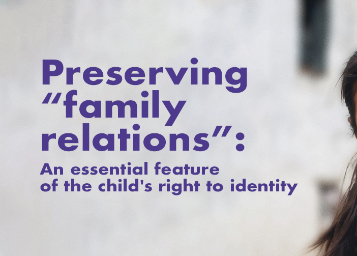 Publicatie 'Preserving family relations'