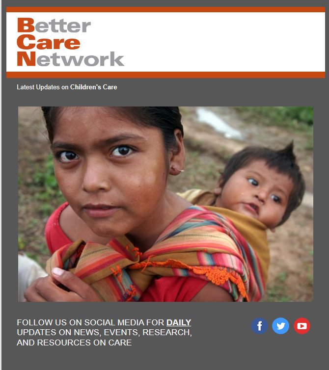 Nieuwsbrief internationale Better Care Network 