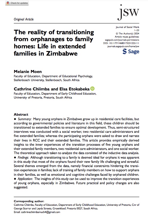 Onderzoek naar de transitie naar familiegerichte zorg