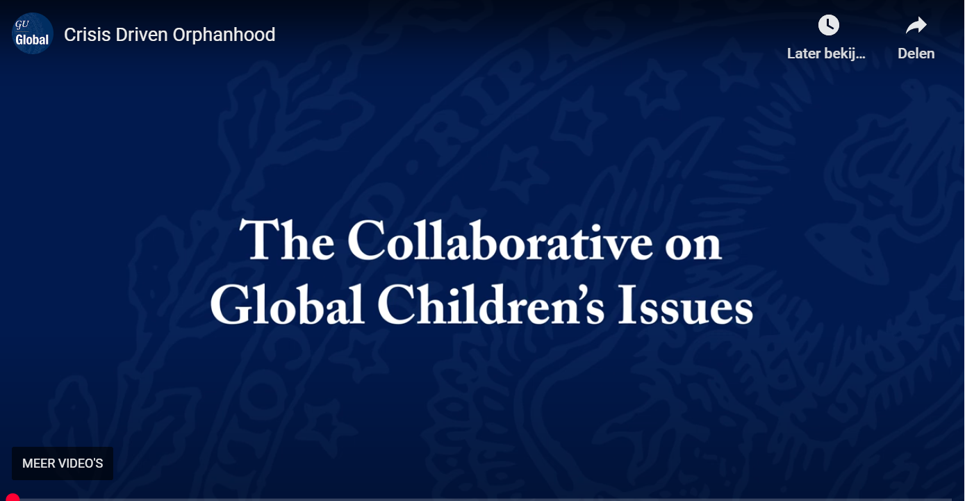 Webinar 'Crisis Driven Orphanhood'
