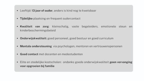 Aandachtspunten